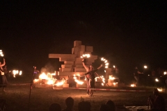 Effigy fire show - Picture by Kassandra Dambacher-Willis