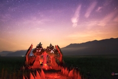 Fire Lotus Temple at dusk - Picture by Antgutz