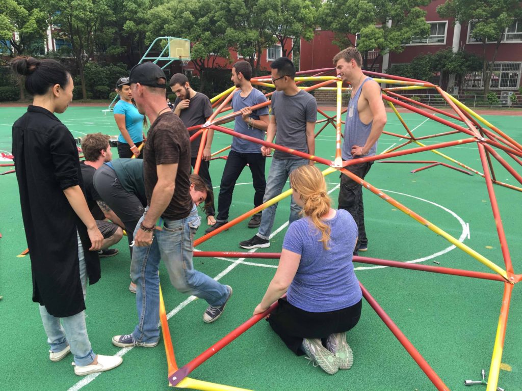 'Hammockville' installation 2015