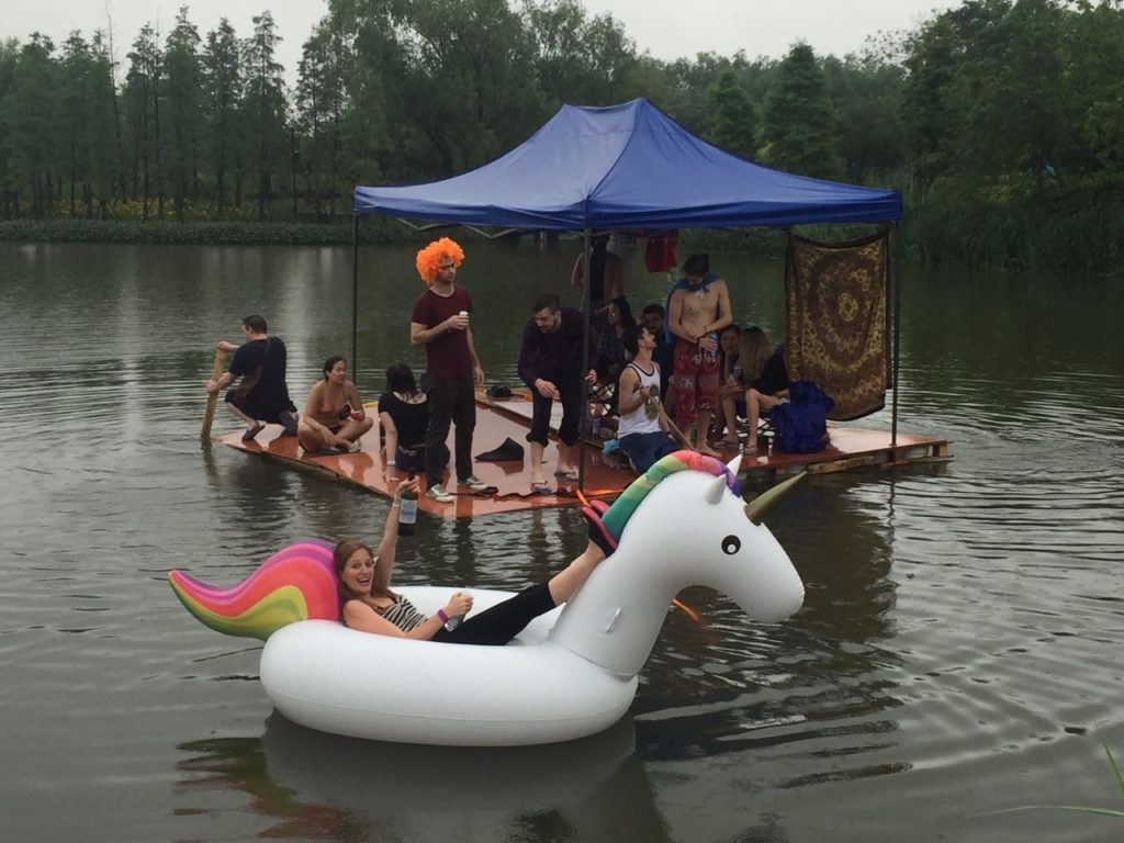 Floating on a Raft, 2016
