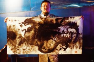 Live painting by Magic Ma, Dragon Burn Decompression